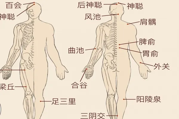 三九贴所贴部位(图1) 三九贴所贴部位